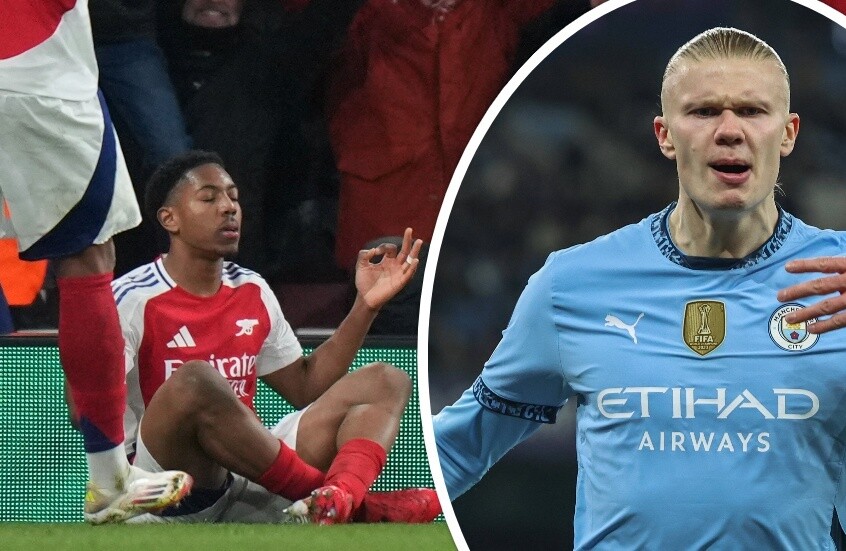 أصغر هداف في تاريخ أرسنال يرد على سخرية هالاند (فيديو)