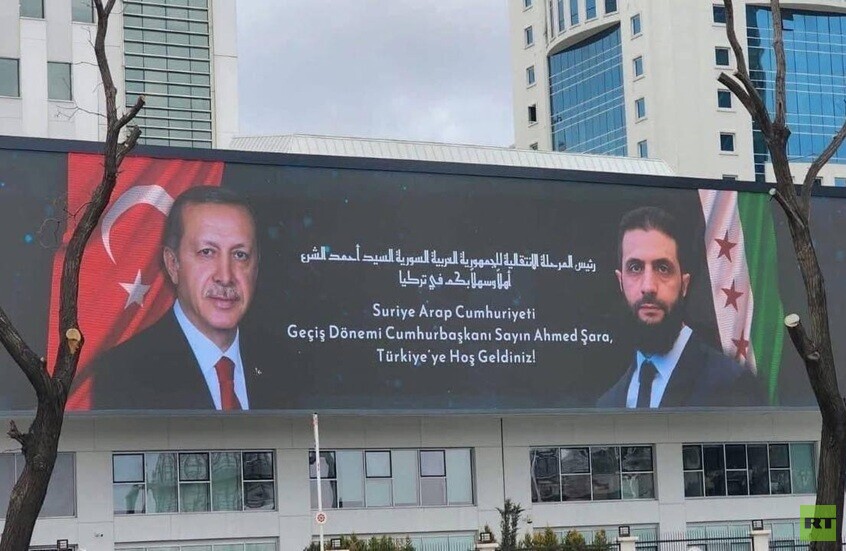 بدء محادثات ثنائية بين أردوغان والشرع في أنقرة