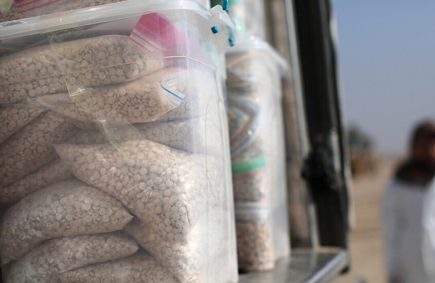 السعودية.. إحباط تهرب كمية كبيرة من الإمفيتامين (فيديو)