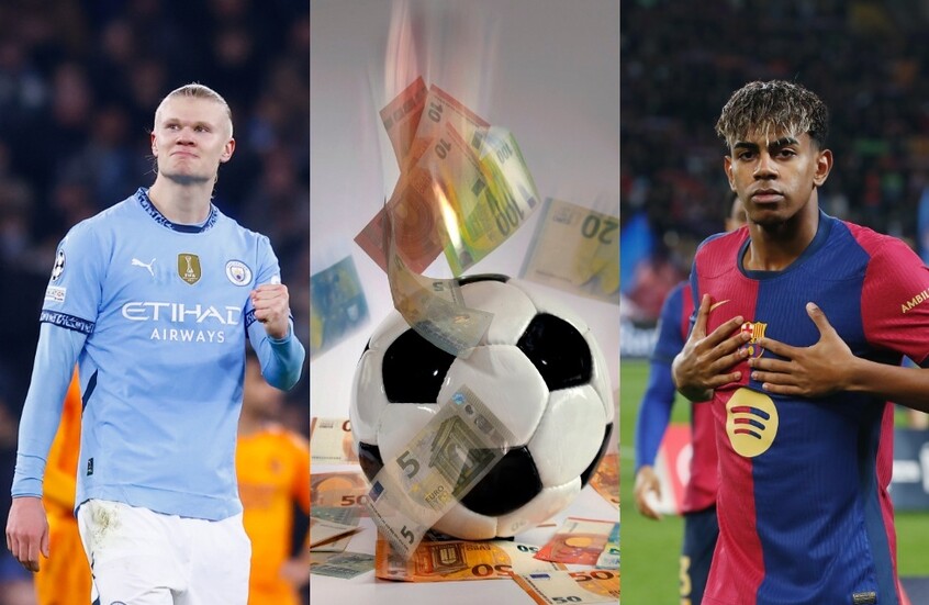 قائمة أغلى 10 لاعبين في العالم بينهم جمال