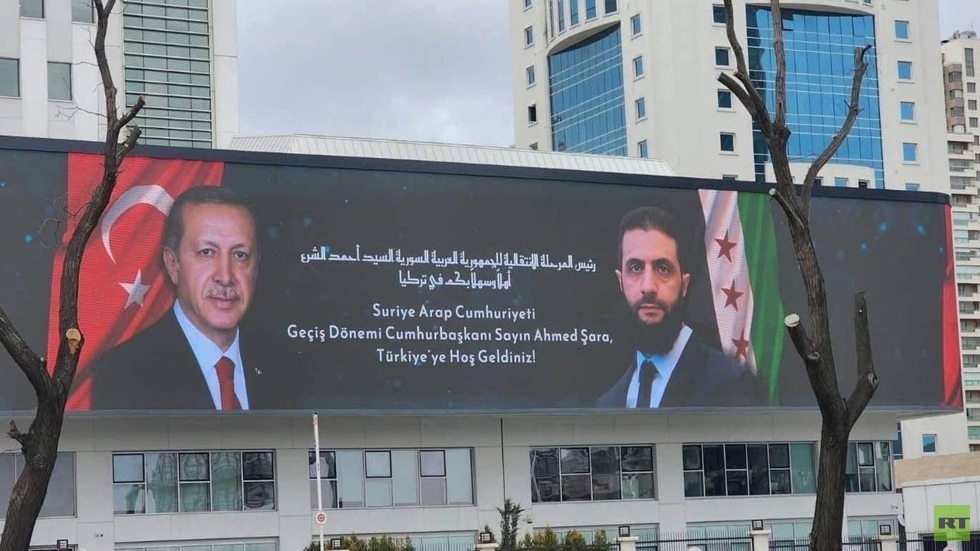 بدء محادثات ثنائية بين أردوغان والشرع في أنقرة