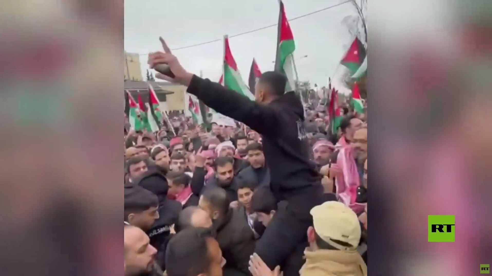 مظاهرات حاشدة في الأردن رفضا لتصريحات ترامب