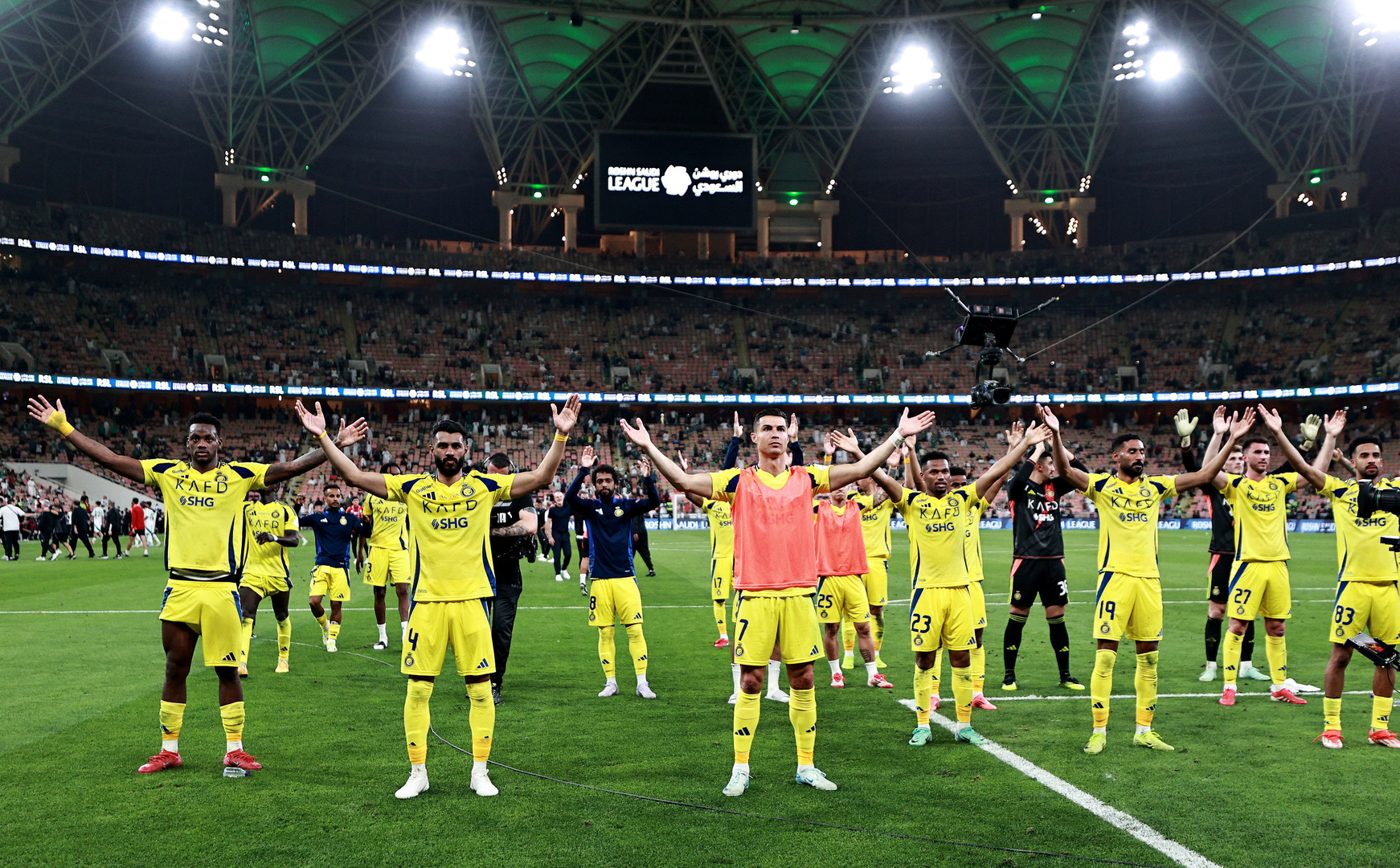 بعد الفوز على الوحدة.. ماذا طلب رونالدو من لاعبي النصر؟