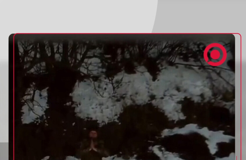 لحظة استسلام جندي أوكراني للجيش الروسي في دونيتسك