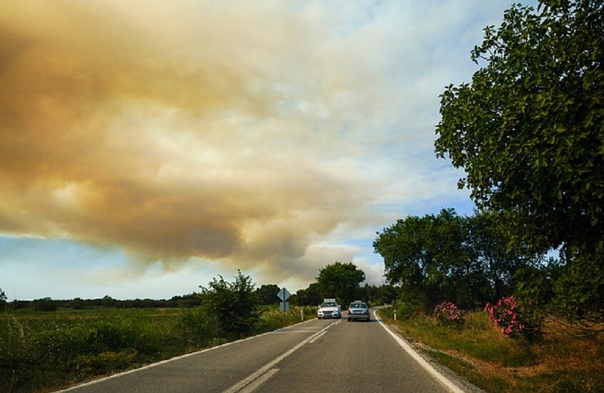 "الأناضول": حريق غابات في منتجع أنطاليا والرياح تعرقل جهود الإطفاء