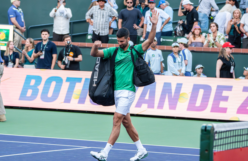 دجوكوفيتش يودع إنديان ويلز مبكرا بعد سقوطه المفاجئ أمام لاعب مغمور
