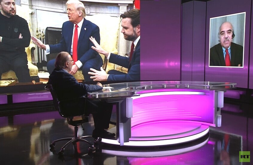 "زلينيسكي بين ضلعين غير متساويين"