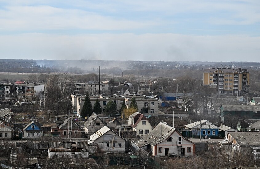 مشاهد لإجلاء القوات الروسية المدنيين من سودجا المحررة بمقاطعة كورسك