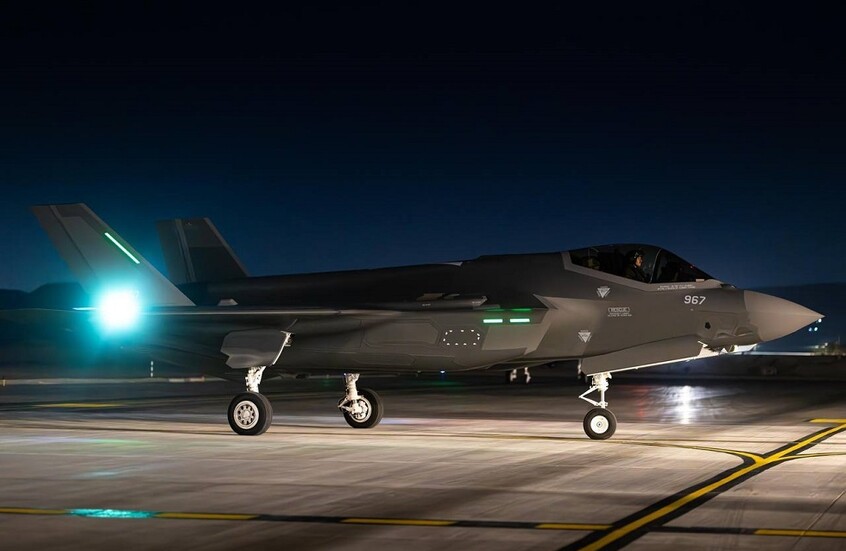 ⁩الجيش الإسرائيلي يعلن انضمام ثلاث مقاتلات "F-35i" جديدة إلى سلاح الجو