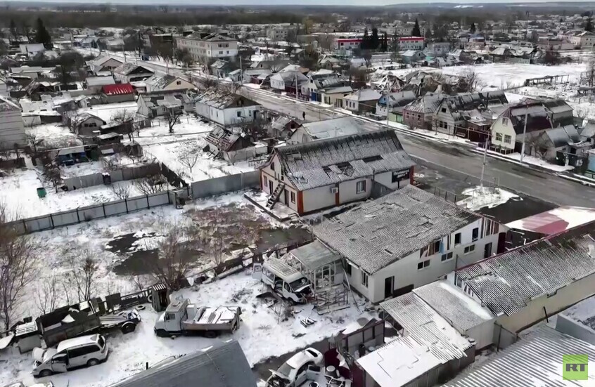 مقاطعة كورسك.. لقطات من بلدة سودجا المحررة