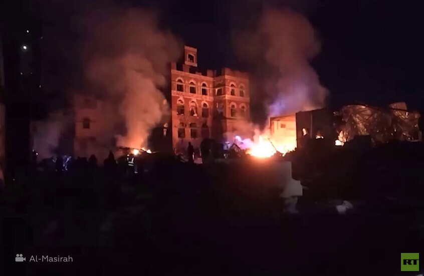 غارات جوية أمريكية تستهدف العاصمة اليمنية