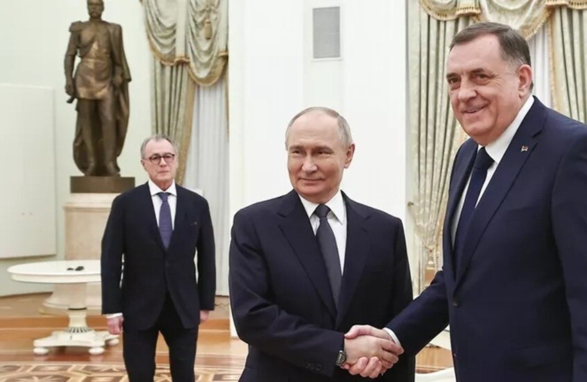 بوتين يستقبل رئيس صرب البوسنة في الكرملين