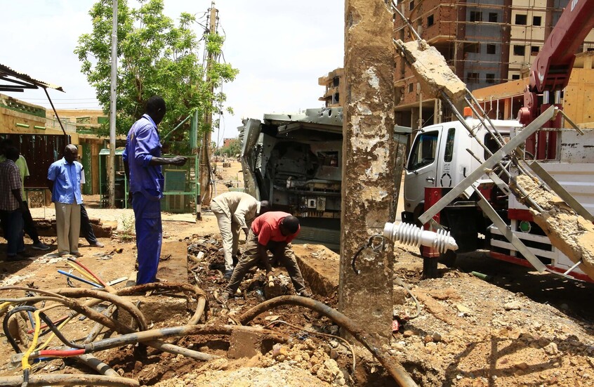 انقطاع التيار الكهربائي في عدة مدن سودانية