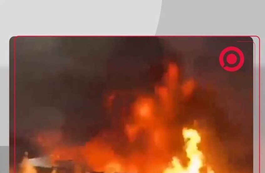 انقلاب شاحنة وقود في البرازيل يشعل الطريق ويحرق المركبات