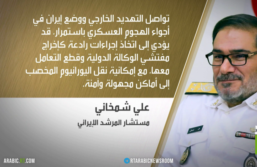 طهران.. إجراءات ضد التهديد الأمريكي