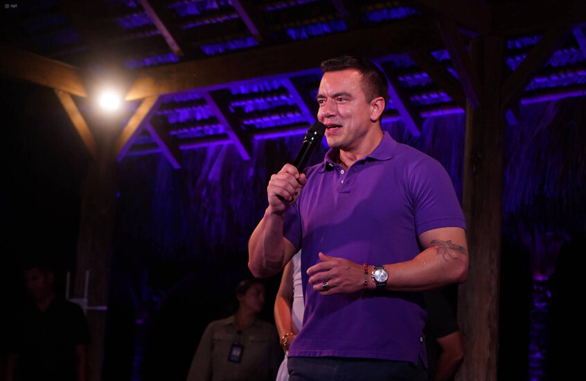 فوز الرئيس المنتهية ولايته نوبوا بولاية رئاسية جديدة في الإكوادور وسط رفض منافسته