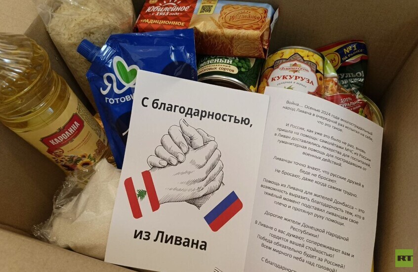 ناشطون لبنانيون يرسلون 6 أطنان من المساعدات الإنسانية إلى دونباس تحت شعار "مع امتنان من لبنان"