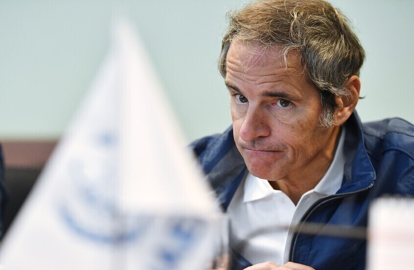 غروسي يعلق على محاولة استهداف محطة زابورجيه النووية بطائرة مسيّرة أوكرانية