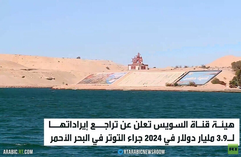تراجع إيرادات قناة السويس خلال 2024