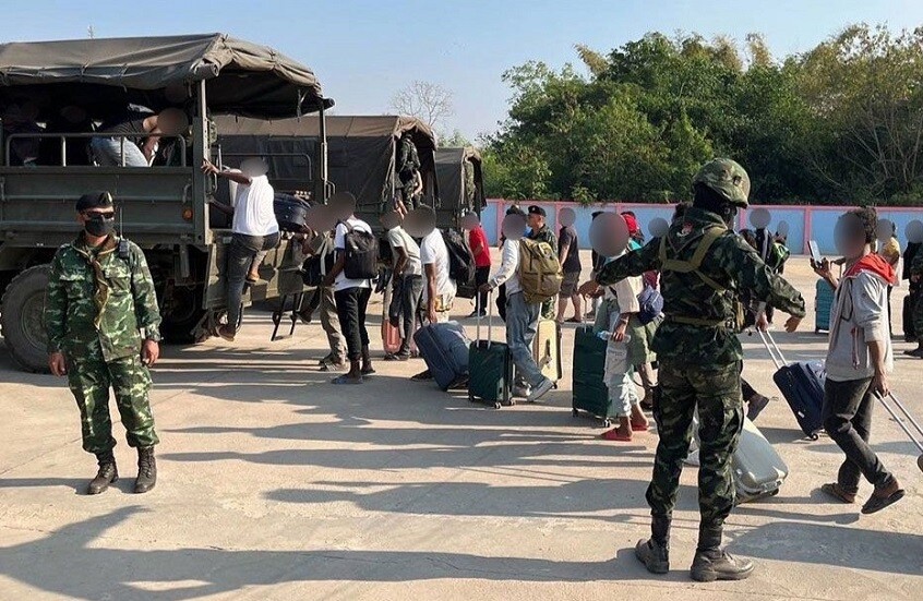 تايلاند تعيد 7224 شخصا تم إطلاق سراحهم في ميانمار إلى بلدانهم الأصلية