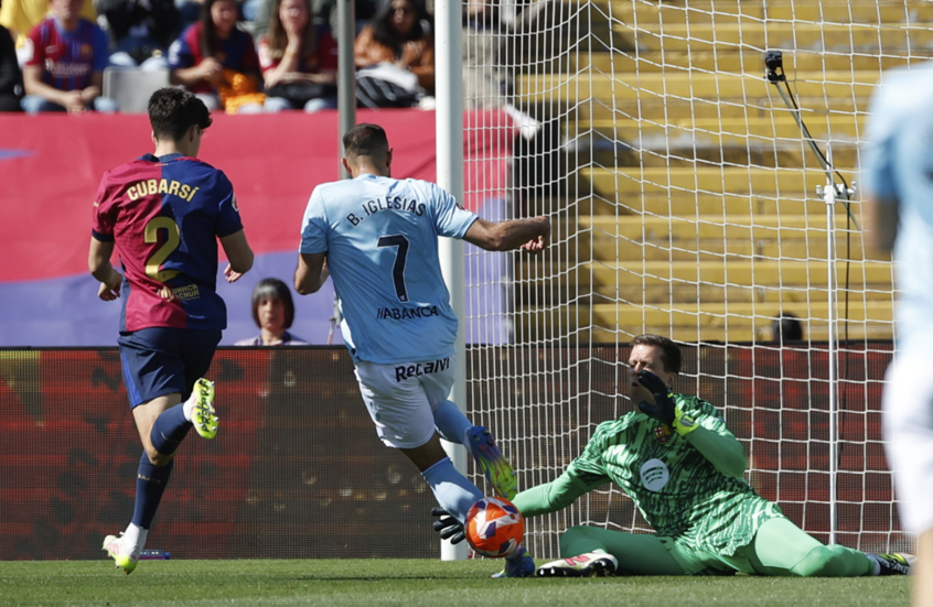 تشيزني يرتكب خطأ فادحا في لقاء برشلونة وسيلتا فيغو