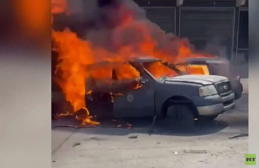 انفجار آلية تابعة لوحدة الهندسة في الجيش اللبناني