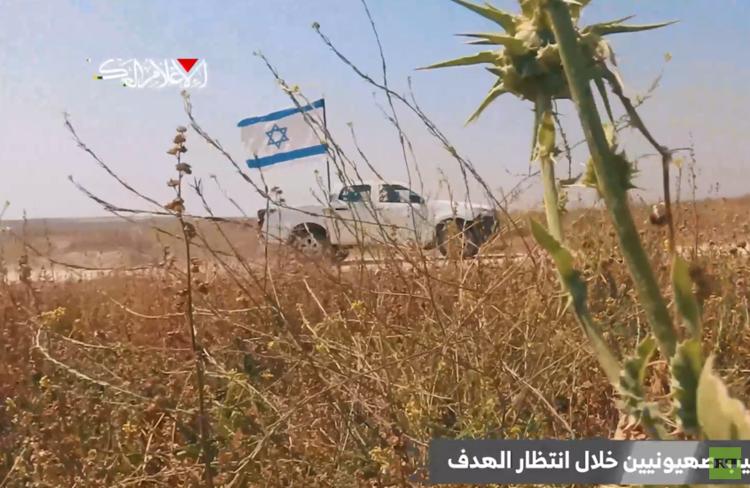 القسام تنشر فيديو لكمين نفذه عناصرها قرب السياج الفاصل شمال غزة (فيديو)