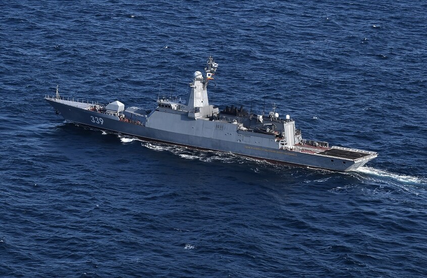 تمرين مشترك لبحريتي روسيا وبنغلاديش في المحيط الهندي (صور)