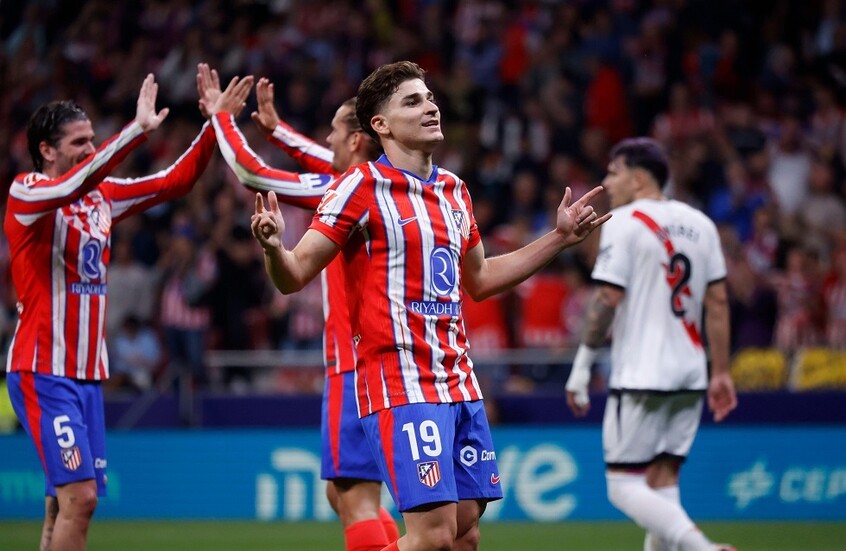 أتلتيكو مدريد يقسو على ضيفه رايو فاليكانو