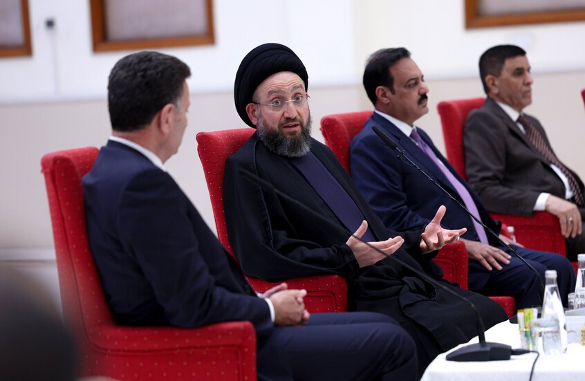 عمار الحكيم يدعو الى ضبط التصريحات التي تؤثر في العلاقة بين العراق والأردن