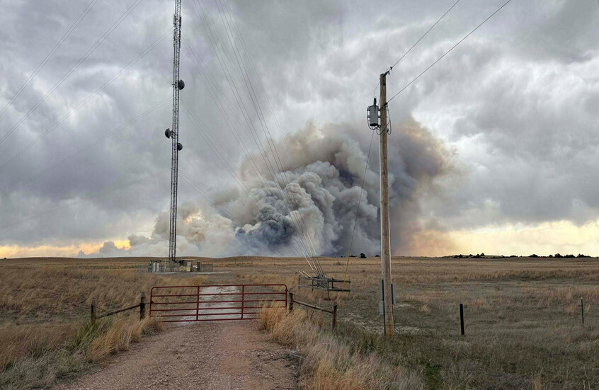 الحرائق تلتهم آلاف الهكتارات من الغابات بولاية نبراسكا الأمريكية