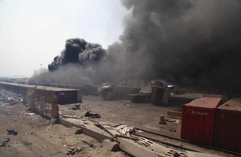 "نيويورك تايمز": وقود صاروخي قد يكون وراء انفجار ميناء رجائي الإيراني