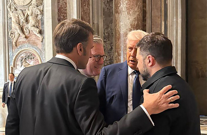 "ذا صن": ترامب منع ماكرون من حضور اجتماعه مع زيلينسكي في الفاتيكان