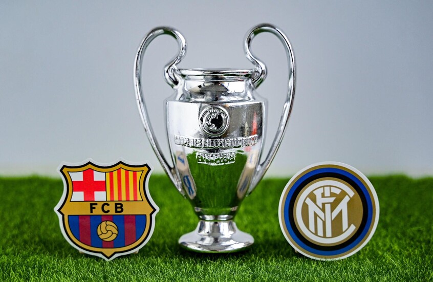 الكشف عن حكم مواجهة برشلونة وإنتر ميلان في نصف نهائي دوري الأبطال