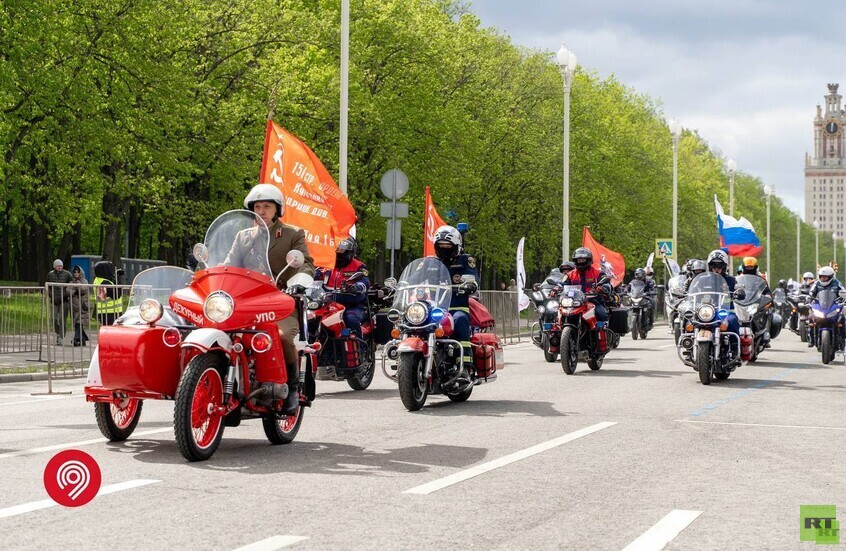 مهرجان الدراجات النارية في موسكو بين المغامرة والتراث العسكري