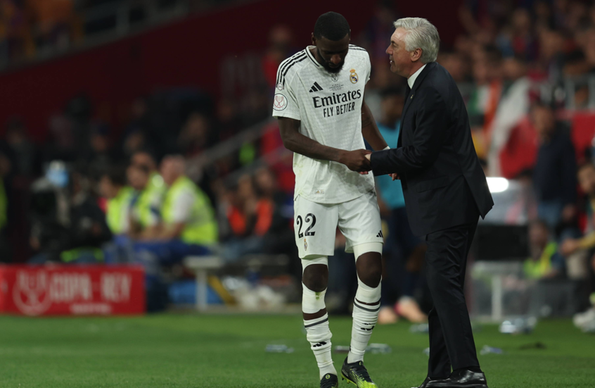 أول تعليق للاتحاد الألماني على تصرف روديغر في لقاء برشلونة