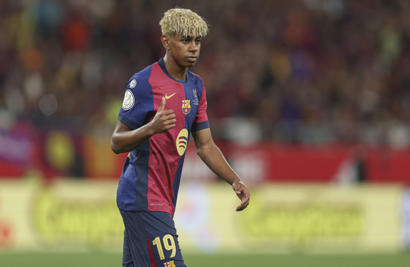 لامين جمال يعلق على مواجهة إنتر ميلان ومقارنته بميسي