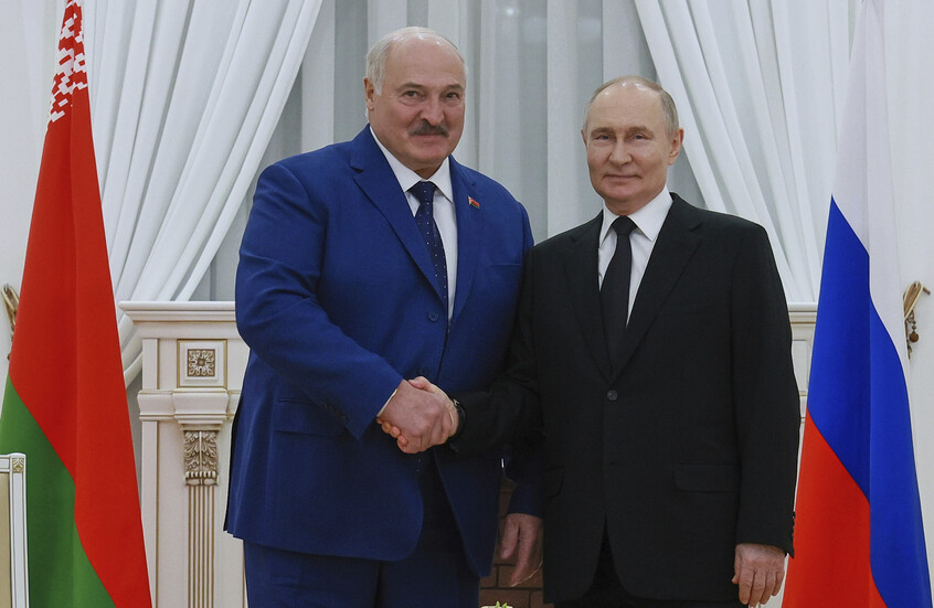 بوتين: مستعدون لبناء مصنع للمسيرات مع بيلاروس