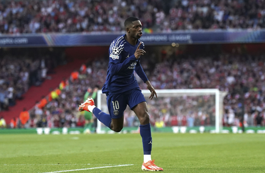 باريس سان جيرمان يهزم أرسنال في عقر داره ويضع قدما في نهائي دوري الأبطال