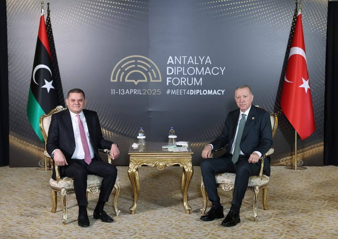 أردوغان يلتقي الدبيبة على هامش منتدى أنطاليا الدبلوماسي