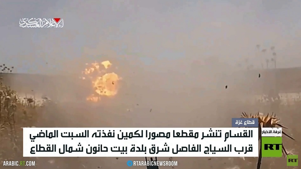 القسام تنشر مقطعا مصورا لكمين بيت حانون