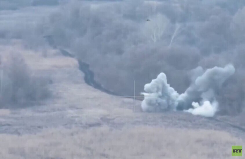 مسيرات روسية تستهدف موقعا أوكرانيا في مقاطعة خاركوف