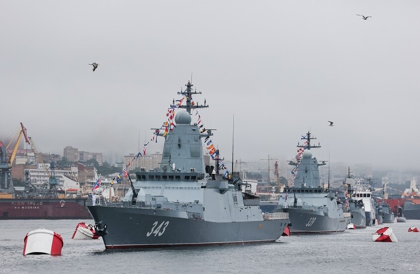 سفن من أسطول المحيط الهادئ الروسي تنجز زيارتها إلى كمبوديا