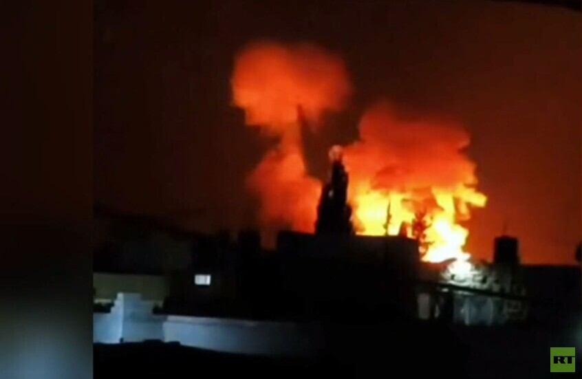 سوريا.. آثار القصف الإسرائيلي على مدينة إزرع