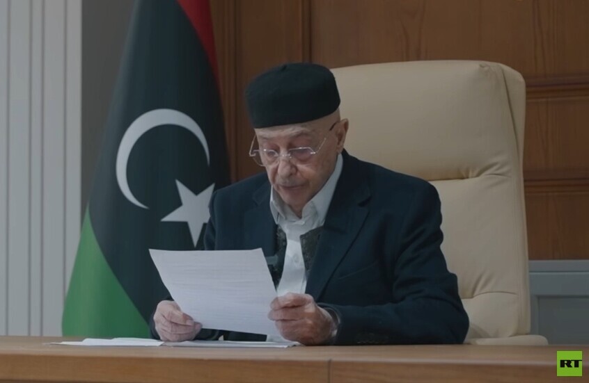 عقيلة صالح: تشكيل حكومة موحدة في ليبيا لا يرتبط بالانتخابات والمجلس الرئاسي تجاوز صلاحياته (فيديو)