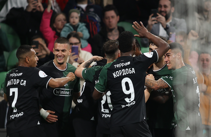 كراسنودار يهزم روبين قازان ويخطو خطوة أخرى نحو التتويج بلقب الدوري الروسي