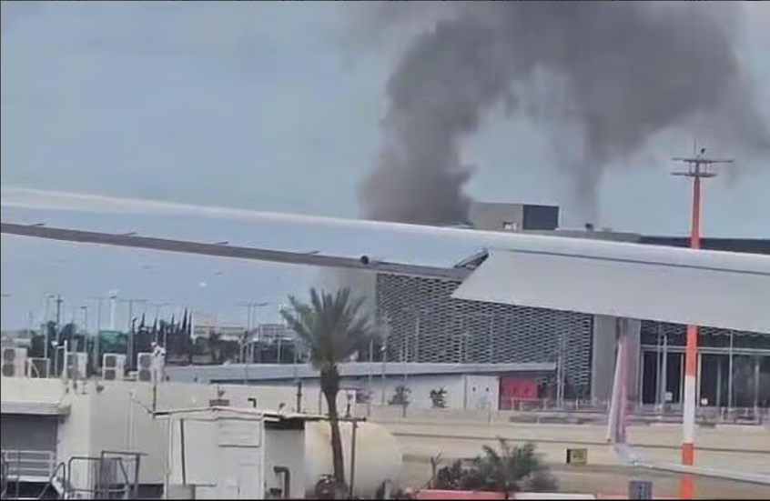 الجيش الإسرائيلي يقر بسقوط صاروخ أطلق من اليمن في محيط مطار بن غوريون في تل أبيب