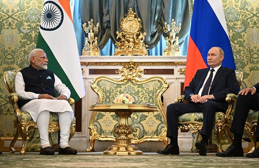 نيودلهي: مودي وبوتين بحثا هجوم باهالغام الإرهابي