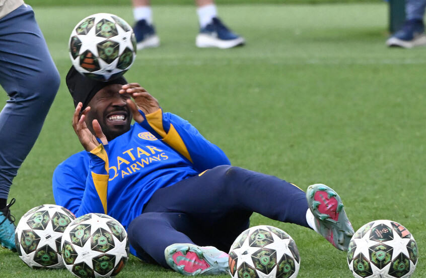 فضيحة تضرب نجم إنتر قبل موقعة برشلونة في دوري الأبطال