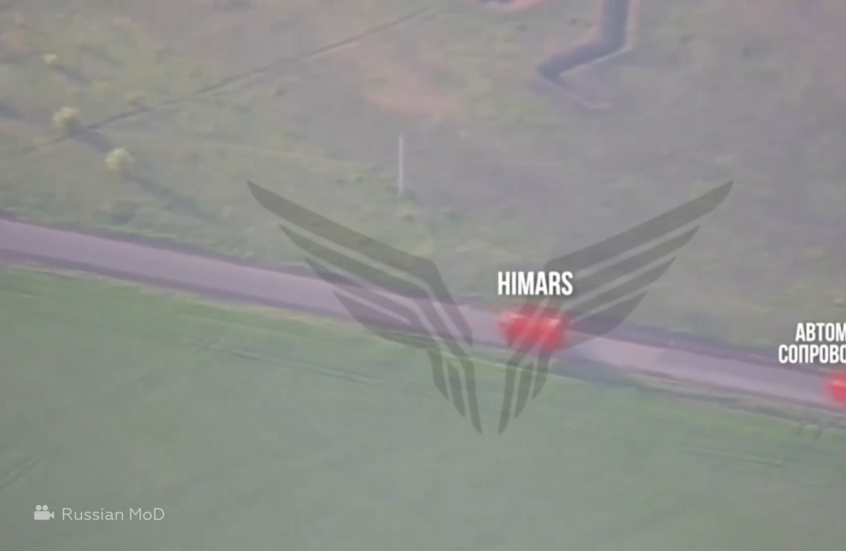 لأول مرة.. مسيرة روسية تحرق راجمة الصواريخ 